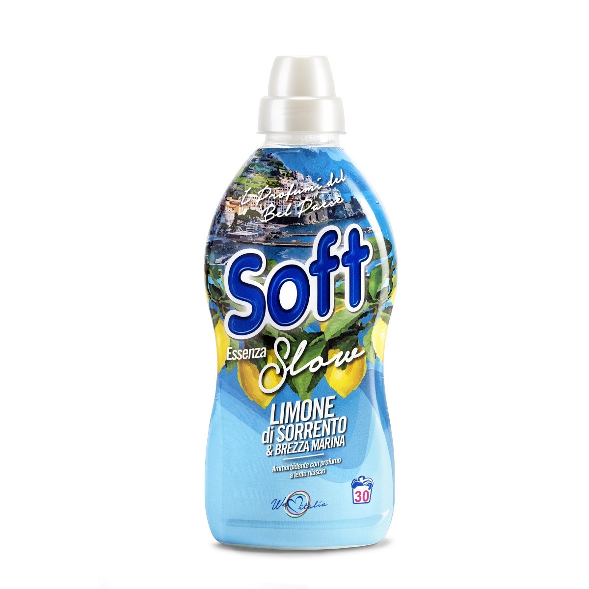 Balsam concentrat de rufe Soft essenza limone di sorrento si brizza marina 30 spalari 750ml