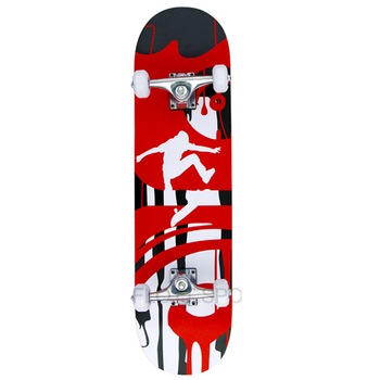 Skateboard din lemn FLOTT®, ABEC7, PU, 79 cm, Aluminiu, FSB1677-B Skateboard din lemn FLOTT®, ABEC7, PU, 79 cm, Aluminiu, FSB1677-B