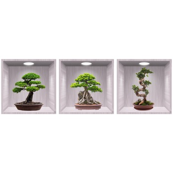 Sticker Bonsai 3D - Nise Lemn- 120x40 cm Sticker Bonsai 3D - Nise Lemn- 120x40 cm