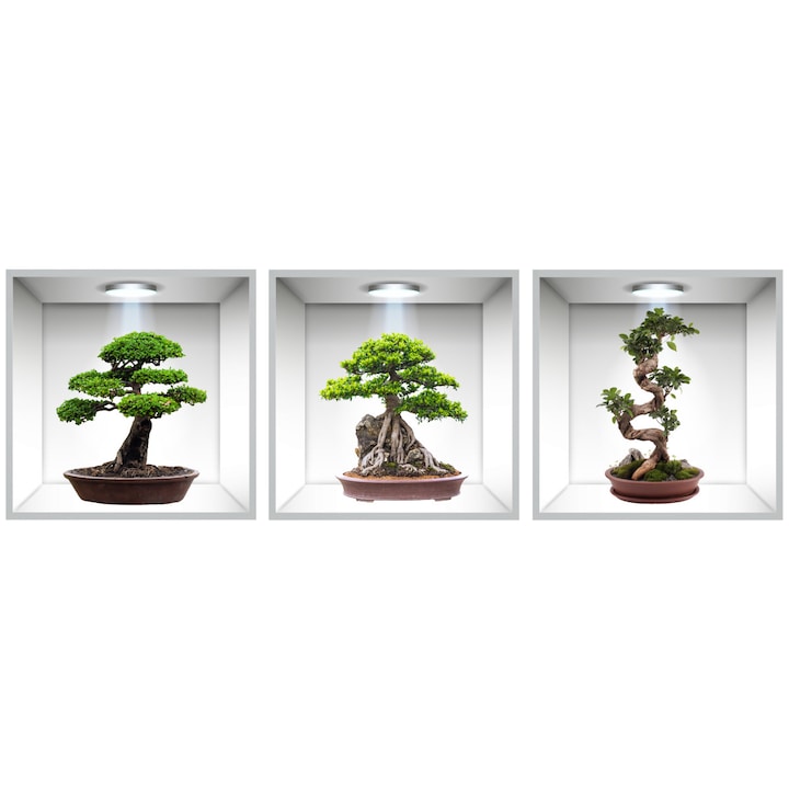 Eosette Nise Perete 3D bonsai matrica, 120x40 cm