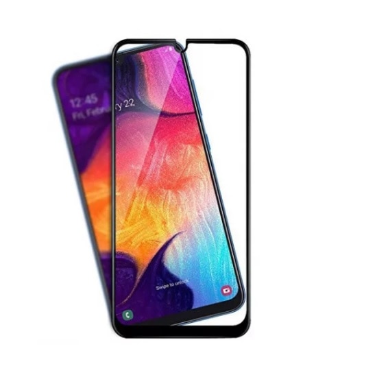 Folie Sticla Samsung Galaxy A40, 5D, Full Glue, Negru