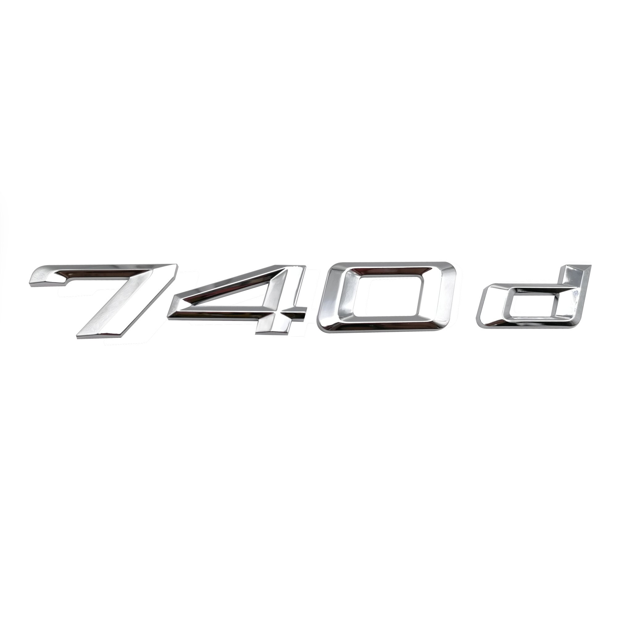 Emblema BMW Scris Portbagaj 740d Abs cu Adeziv