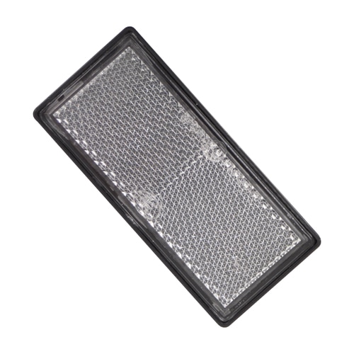 Reflectorizant catadioptru 86x40mm cu adeziv 1buc - Alb