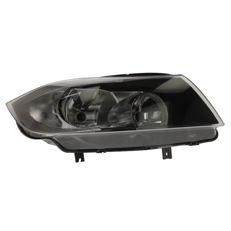 Far dreapta negru, cromat , electric , fara motor electric, bec H7/H7 compatibil BMW seria 3 E90/E91 2003-2011