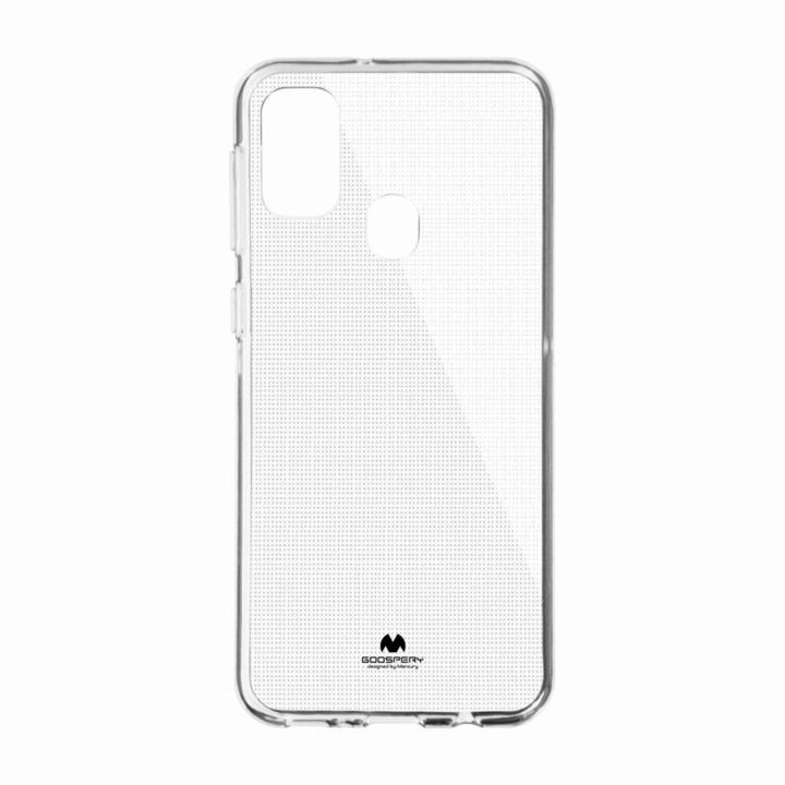 Husa Spate Mercury Jelly Case Compatibila Cu Samsung Galaxy M21, Transparenta, Anti Alunecare