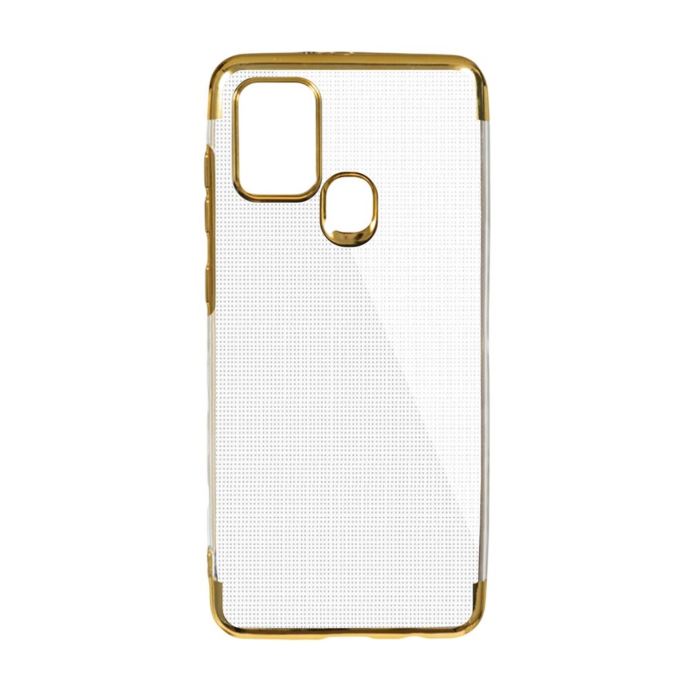 Husa Silicon Elektro Glitter pentru Samsung Galaxy A21s, Auriu