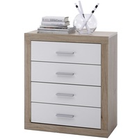 comoda can can 74x84x37 cm 4 sertare front alb laterale stejar- san remo imagen 28_0_
0