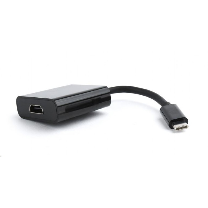 Gembird USB-C és HDMI fekete átalakító adapter