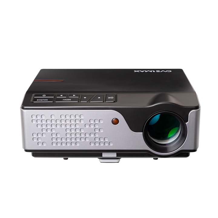 Видео проектор, Overmax Multipic, 4.1, Full HD, LED, черен/сив