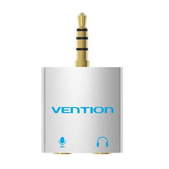 Splitter sunet si microfon 3 pini ,3,5 mm audio, Vention Splitter sunet si microfon 3 pini ,3,5 mm audio, Vention