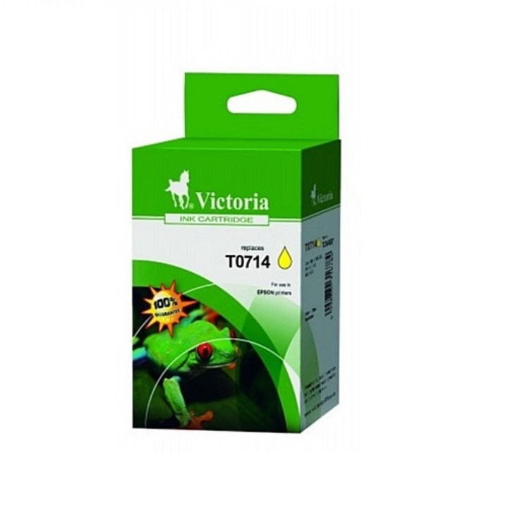 T07144011 Tintapatron Stylus D78, D92, D120 nyomtatókhoz, VICTORIA, sárga, 5,5ml