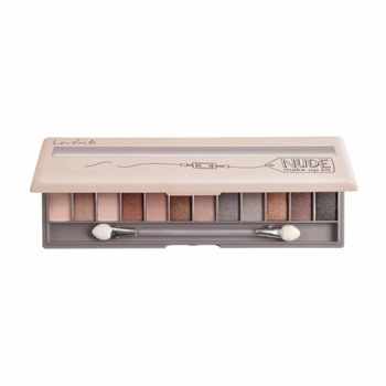 Fard pentru ochi, paleta Lovely Nude Make Up Kit, 13 g Fard pentru ochi, paleta Lovely Nude Make Up Kit, 13 g