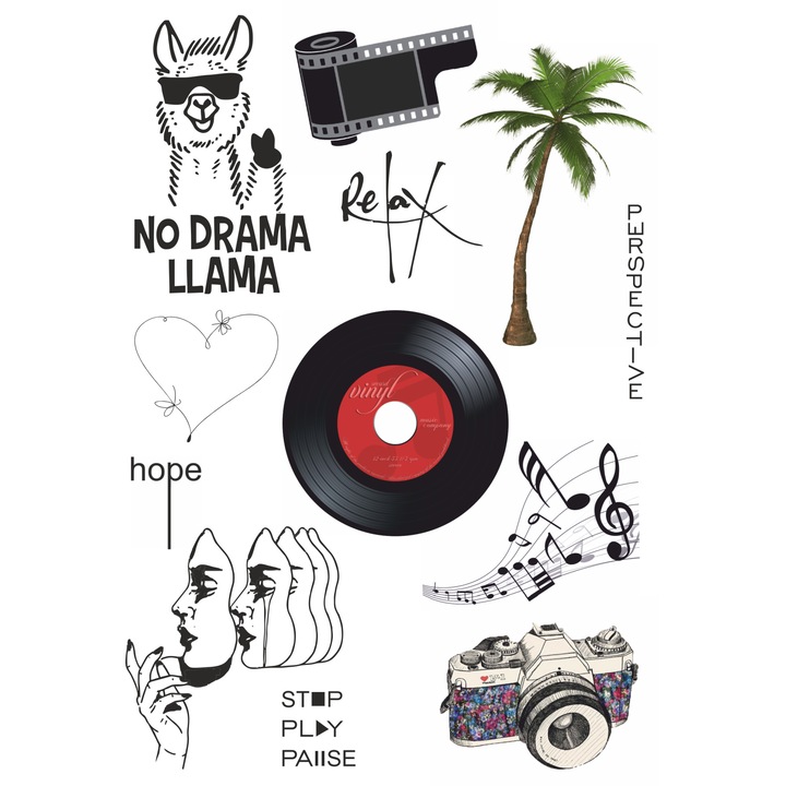 Tatuaj temporar - Perspective, Posh Tattoos Romania, 1 folie tatuaj