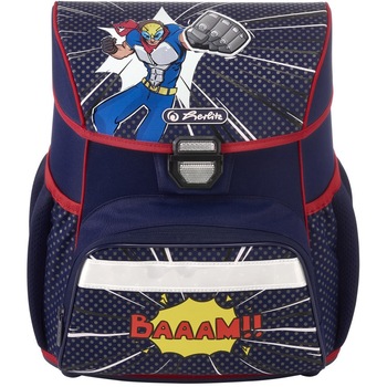 Ghiozdan baieti, neechipat, Loop Comic Hero Herlitz Ghiozdan baieti, neechipat, Loop Comic Hero Herlitz