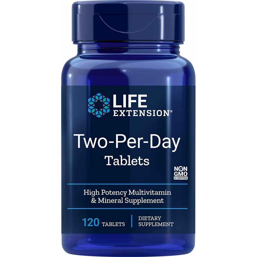 Life Extension Two-Per-Day Multivitamins, 120 tablets - eMAG.hu