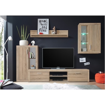 Living Berlin, 270x192x40 cm, 4 piese, culoare Sonoma Living Berlin, 270x192x40 cm, 4 piese, culoare Sonoma