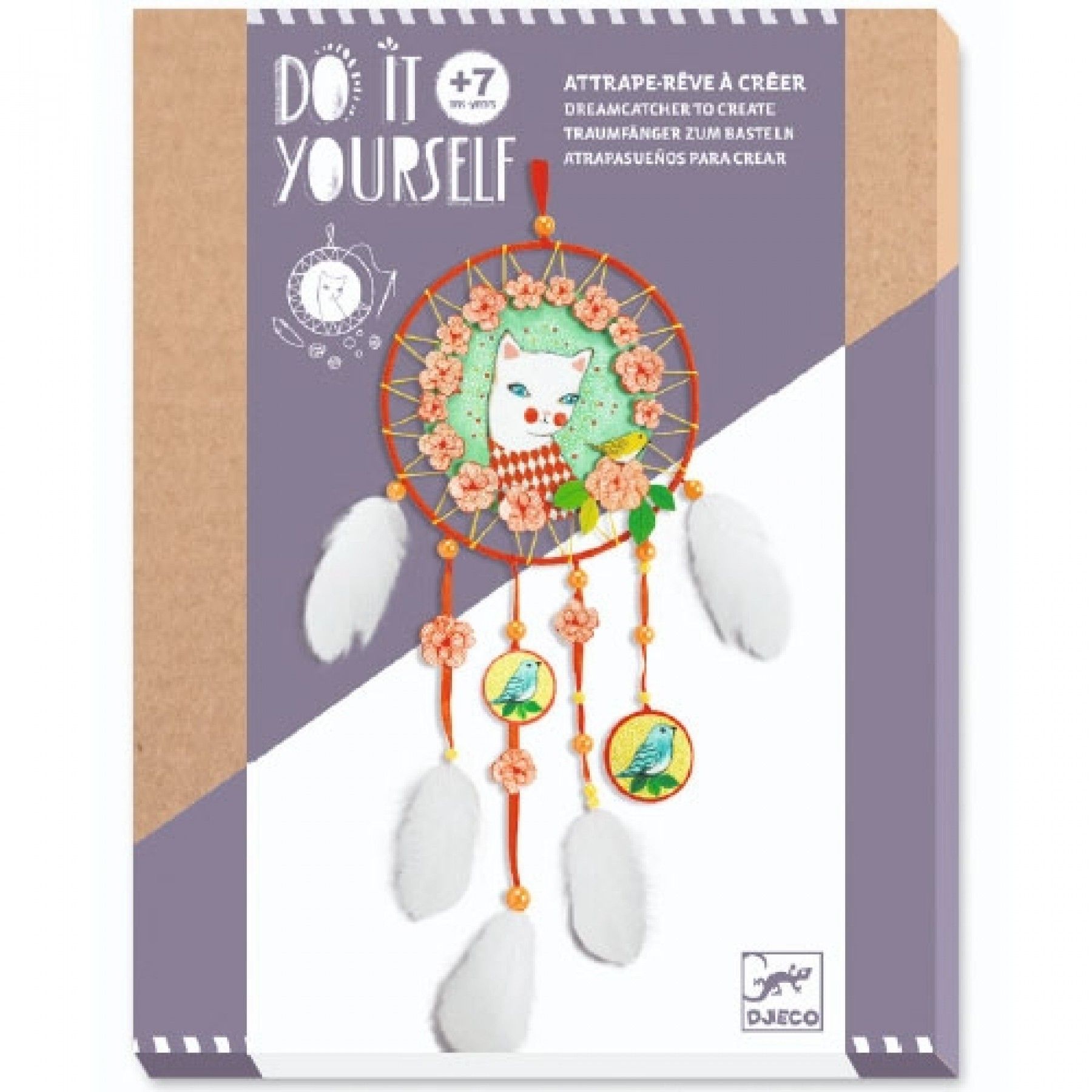 Set creativ Arlecat dreamcatcher, Djeco