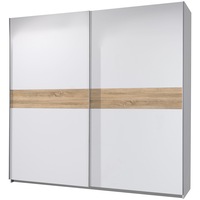 dulap puls 215x210x59 cm 2 usi glisante 1 polita 1 bara  culoare albsonoma imagen 22_0_
0