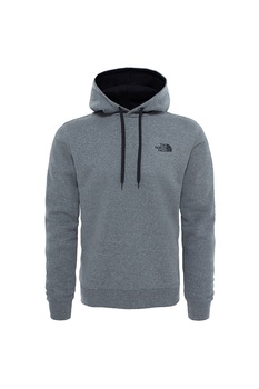 The North Face, Hanorac cu imprimeu logo Drew Peak, Gri melange, 2XL The North Face, Hanorac cu imprimeu logo Drew Peak, Gri melange, 2XL