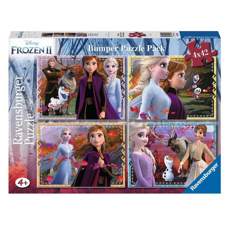 Пъзел Ravensburger - Disney Frozen Ii, 4x42 части