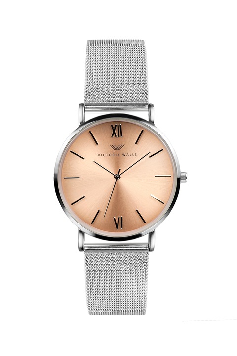 Victoria Walls, Hálós fémszíjas karóra, Ezüstszín