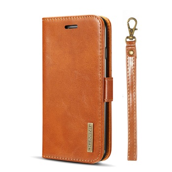 Husa iPhone SE 2 (2020), iPhone 8, iPhone 7 - CaseME, piele, 2 in 1, curelusa mana, inchidere magnetica, tip portofel, back cover, stand, Maro Husa iPhone SE 2 (2020), iPhone 8, iPhone 7 - CaseME, piele, 2 in 1, curelusa mana, inchidere magnetica, tip portofel, back cover, stand, Maro