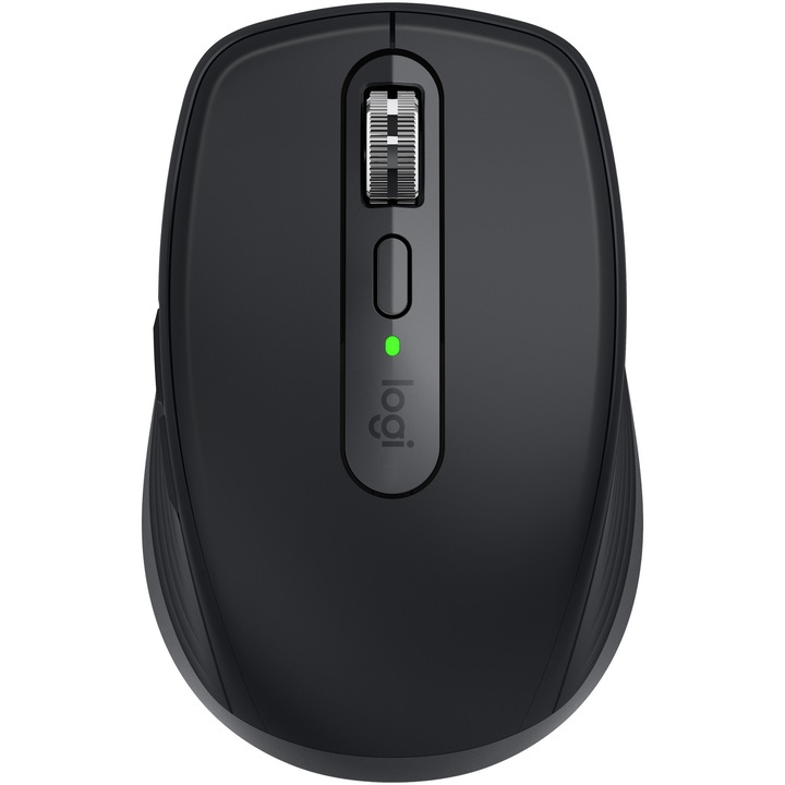 Безжична мишка Logitech MX Anywhere 3, 2.4GHz&Bluetooth, Scroll MagSpeed, Multidevice, USB-C, Графитено черно