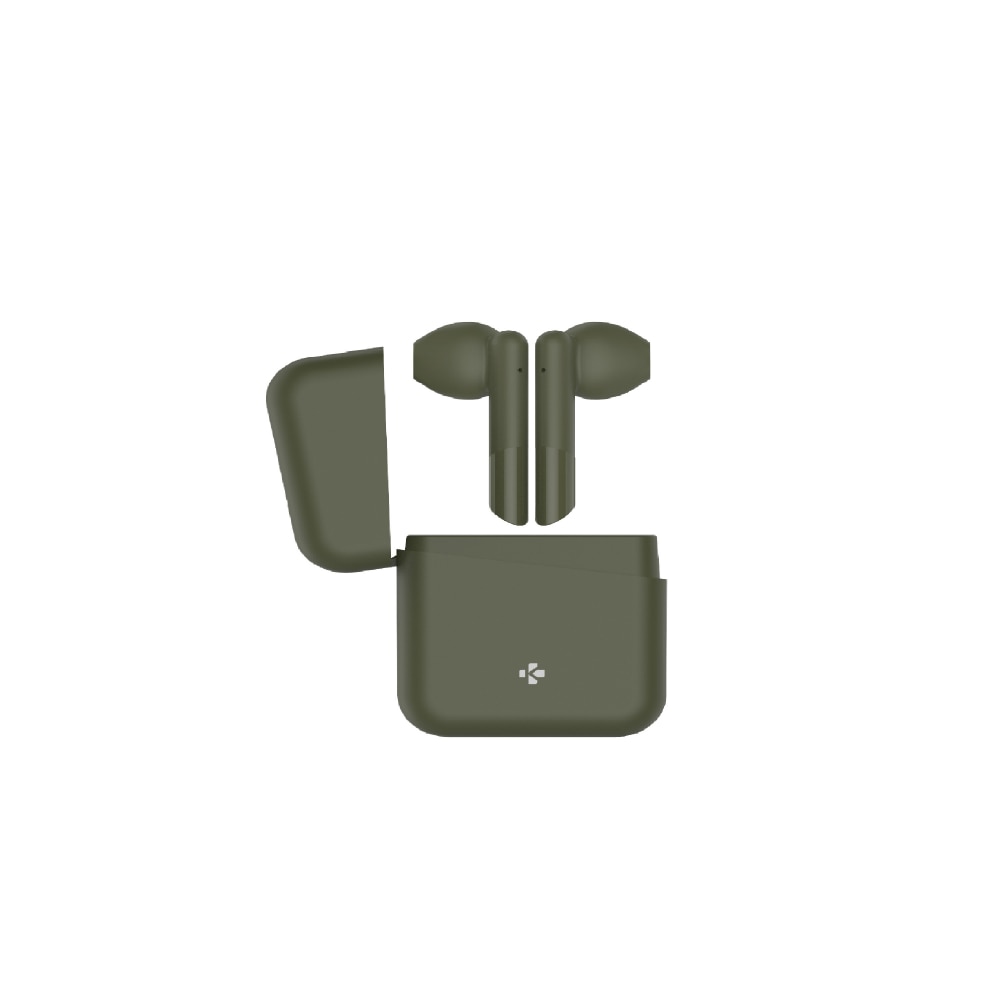 Casti Wireless cu carcasa de incarcare MyKronоz ZeBuds Lite, True Wireless, Kakhi