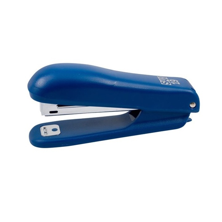 Tűzőgép, No. 10, 10 lap, SAX "19", kék