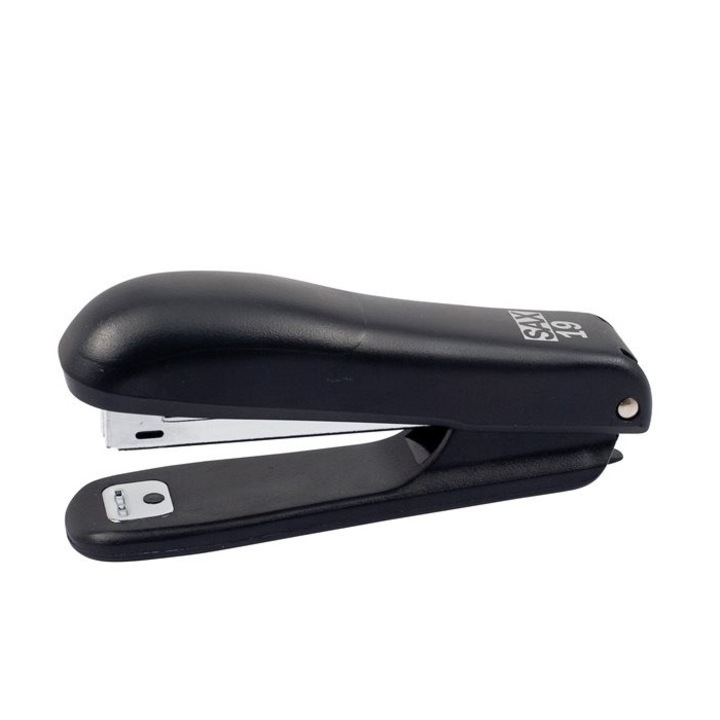 Tűzőgép, No. 10, 10 lap, SAX "19", fekete