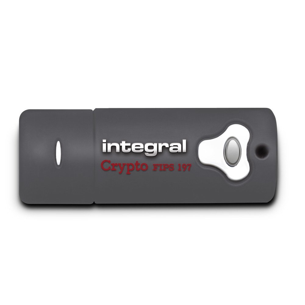 Integral Crypto FIPS 197 16GB, USB3.0, AES 256 bit szürke pendrive - eMAG.hu