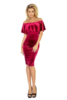 Rochie de seara, Numoco, 138-3, Visiniu Rochie de seara, Numoco, 138-3, Visiniu