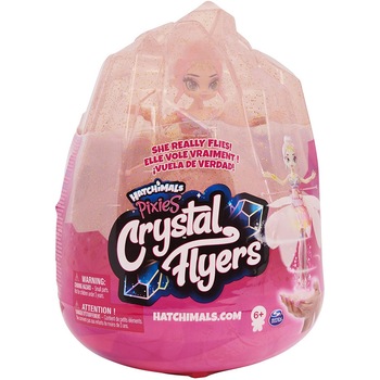 Papusa zburatoare Hatchimals Pixies - Crystal Flyers, roz Papusa zburatoare Hatchimals Pixies - Crystal Flyers, roz
