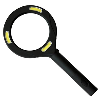 Lupa 3 leduri COB LED putere de marire 3X, diametru lentila 85 mm , 250 Lumeni , 2 Baterii AA Lupa 3 leduri COB LED putere de marire 3X, diametru lentila 85 mm , 250 Lumeni , 2 Baterii AA