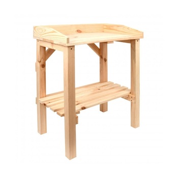 Masuta de plantat pentru copii BAVICCHI, Lemn, 48 x 32.2 x 61.5 cm, Natur Masuta de plantat pentru copii BAVICCHI, Lemn, 48 x 32.2 x 61.5 cm, Natur