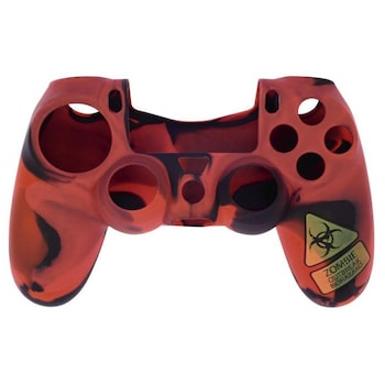 Kit de Protectie pentru controler PS4, Hama Undead, Silicon, Negru/Rosu Kit de Protectie pentru controler PS4, Hama Undead, Silicon, Negru/Rosu