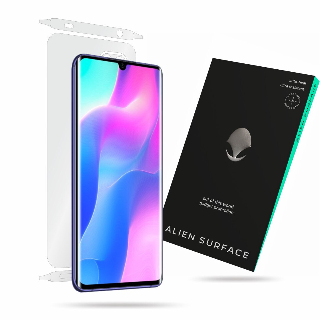 Folie Alien Surface, Xiaomi Mi 10 Lite 5G, protectie spate, laterale