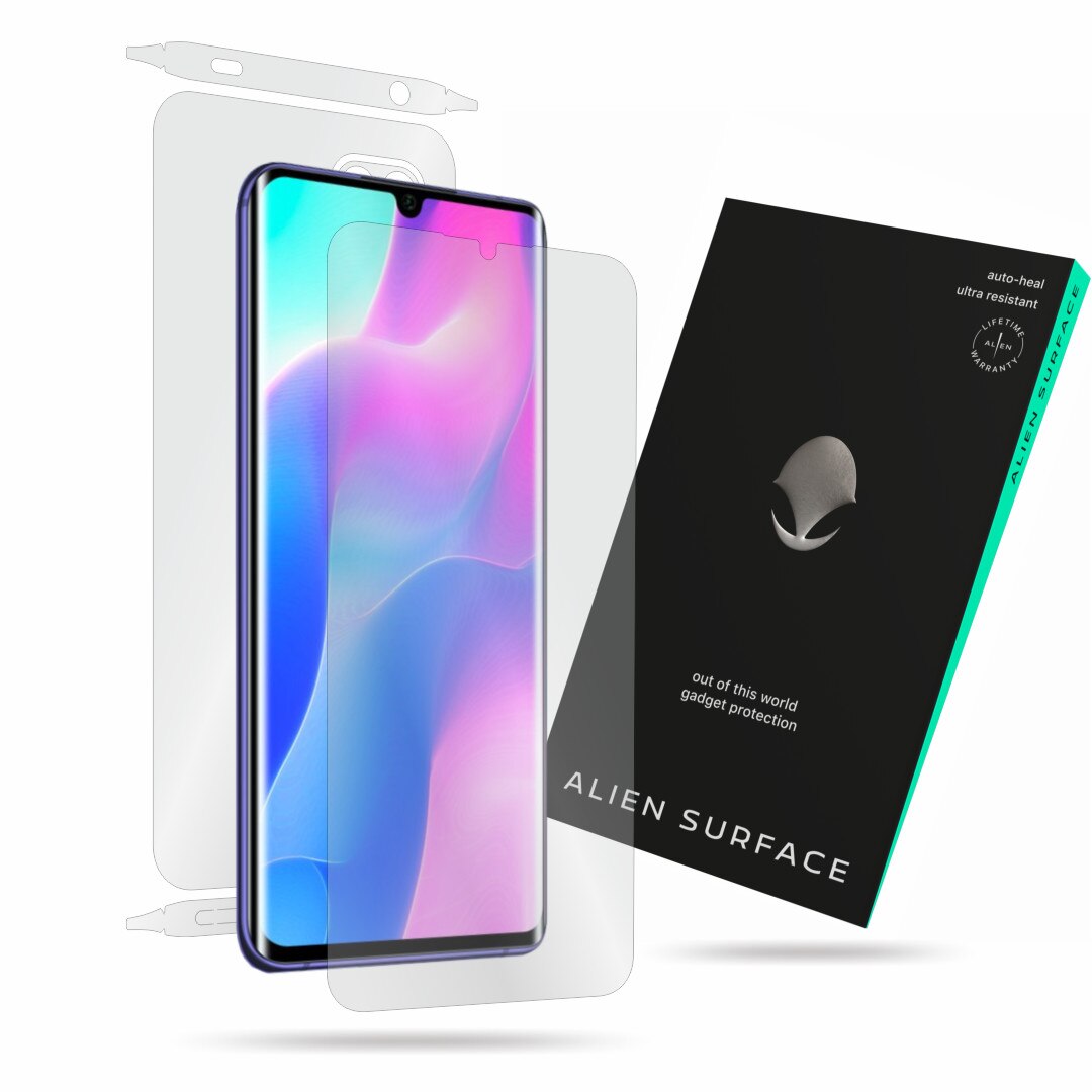 Folie Alien Surface, Xiaomi Mi 10 Lite 5G, protectie ecran, spate, laterale