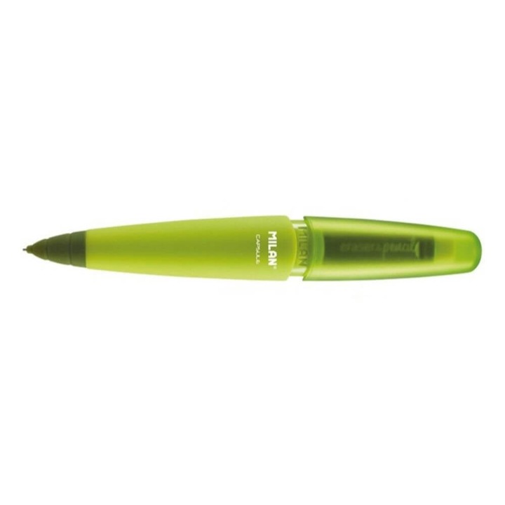 Creion Mecanic MILAN Capsule, Mina de 0.7 mm, Corp din Plastic Verde