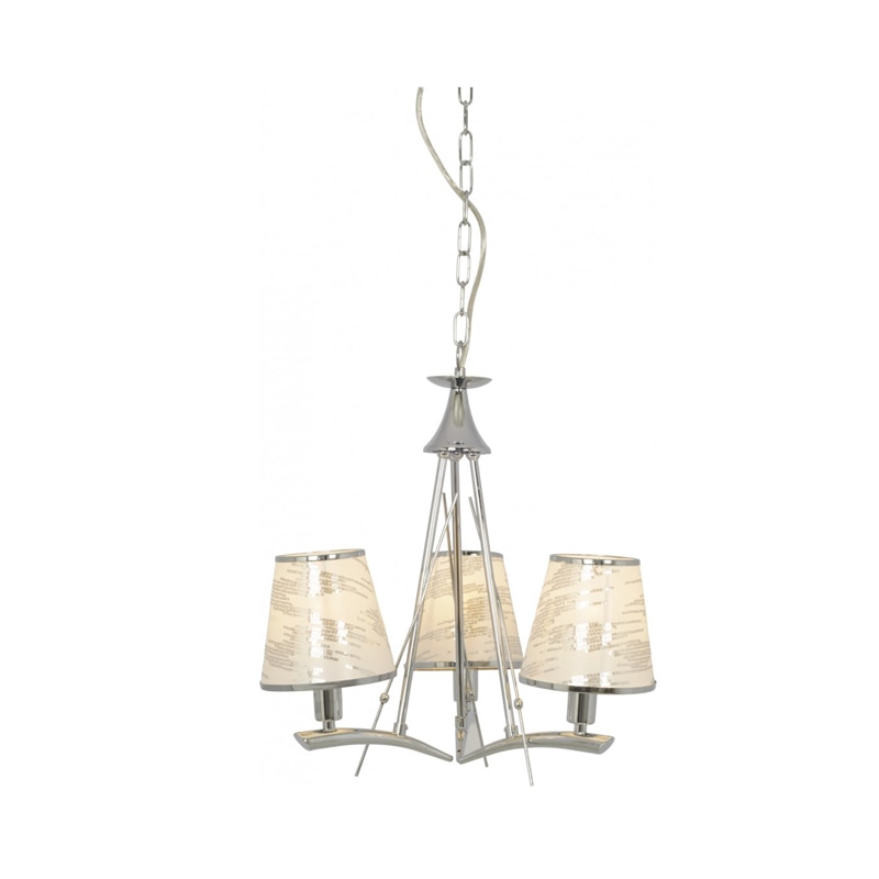 Candelabru Klausen Fortuna Sp3, Crom, KL 7251, E14, 3x7 W