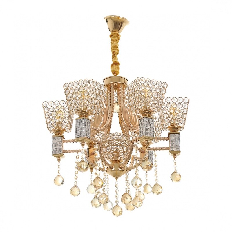 Lustra siela, auriu, 7xe14, 2272/7 gd