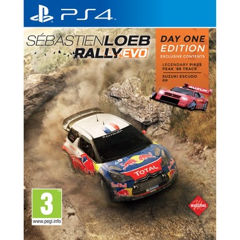 Joc Sebastien Loeb Rally EVO Day 1 Edition pentru PlayStation 4 Joc Sebastien Loeb Rally EVO Day 1 Edition pentru PlayStation 4