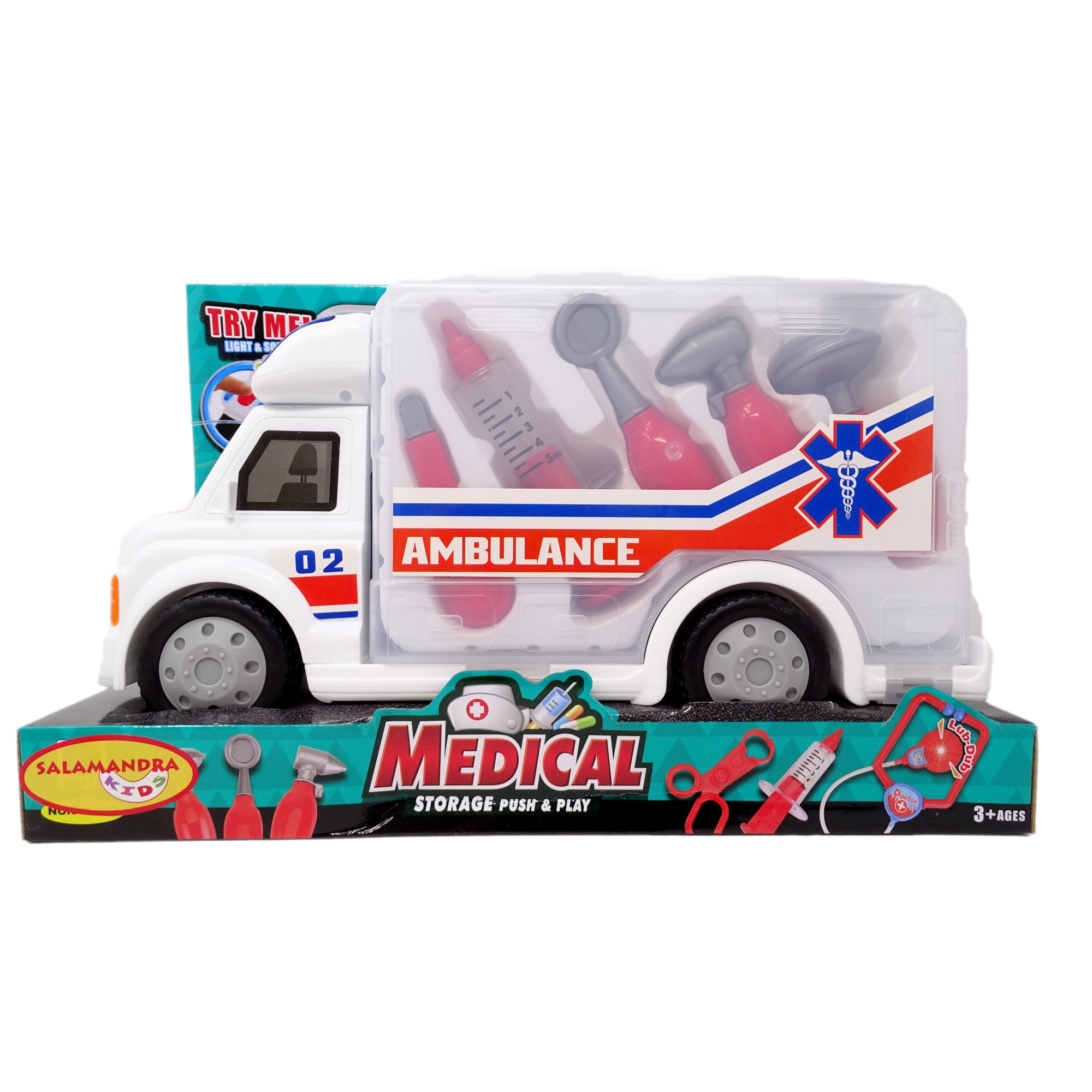 Set Jucarie Salamandra Kids Ambulanta si Accesorii Medicale