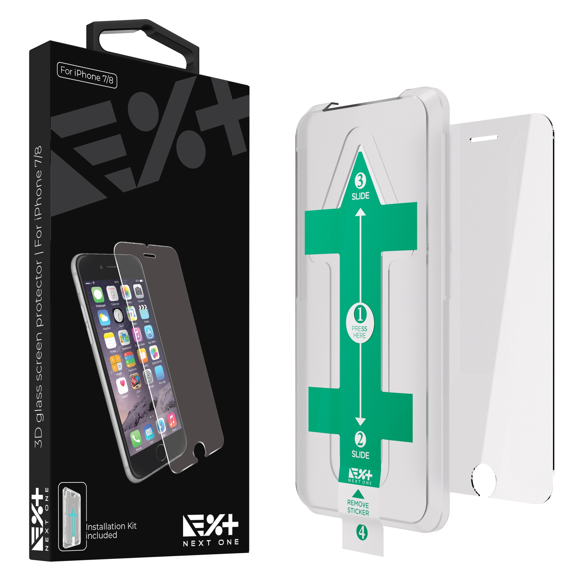 Folie de protectie din sticla NEXT ONE pentru iPhone 7/8