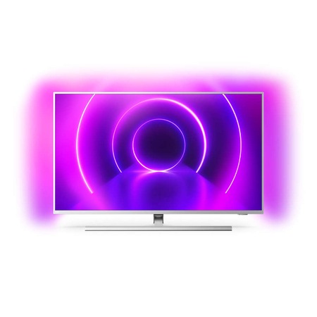 Смарт телевизор Philips, 164 см, 4K Ultra HD, LED, клас A +, Сребрист