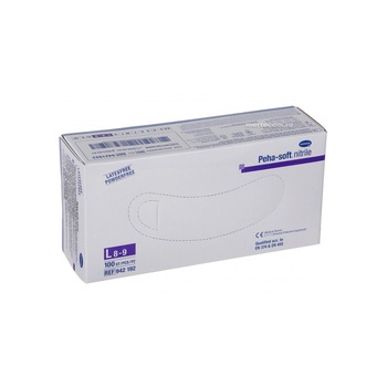 Set 100 buc manusi HARTMANN PEHA-SOFT NITRILE MARIMEA L ALBASTRE Set 100 buc manusi HARTMANN PEHA-SOFT NITRILE MARIMEA L ALBASTRE