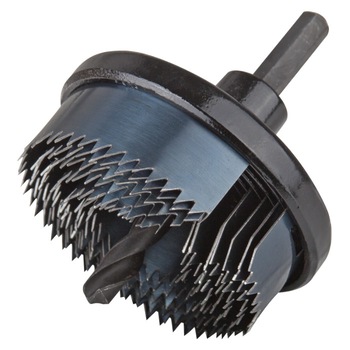 Freze Decupat Evotools, diametru 26, 32, 38, 45, 50, 56, 63 mm, adancime de taiere 50 mm, Set 7 bucati Freze Decupat Evotools, diametru 26, 32, 38, 45, 50, 56, 63 mm, adancime de taiere 50 mm, Set 7 bucati