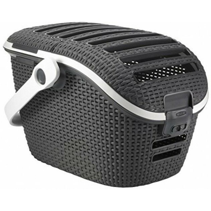 Транспортна клетка за животни Curver Pet life, 53 x 38 x 33 см, Сив