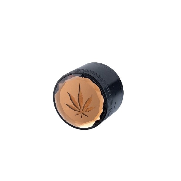 Grinder Dreamliner Golden Glass 60 mm capac din sticla diamonds