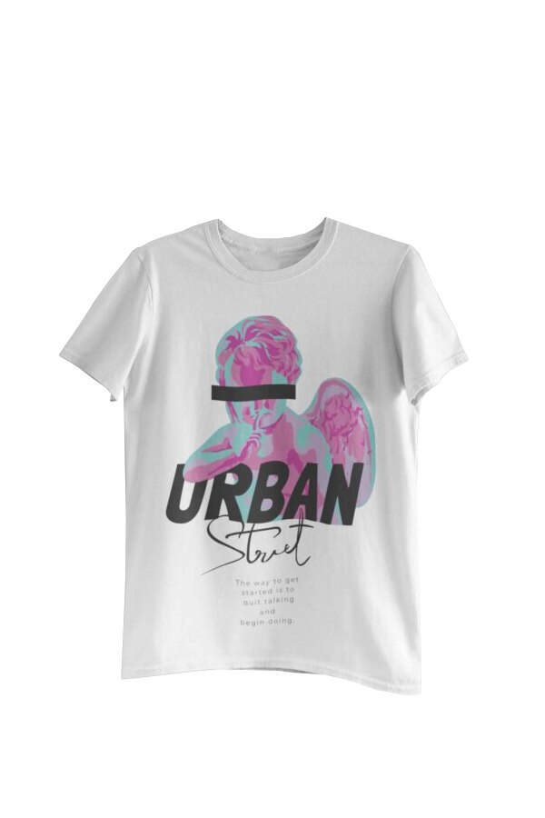 Tricou cu imprimeu Silent Street